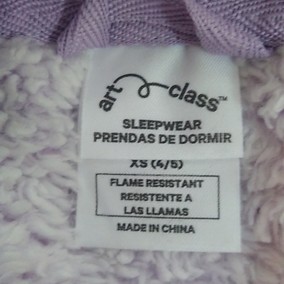 NWT Girls' Faux-Fur Robe - Art Class™ - XS - Picture 6 of 7